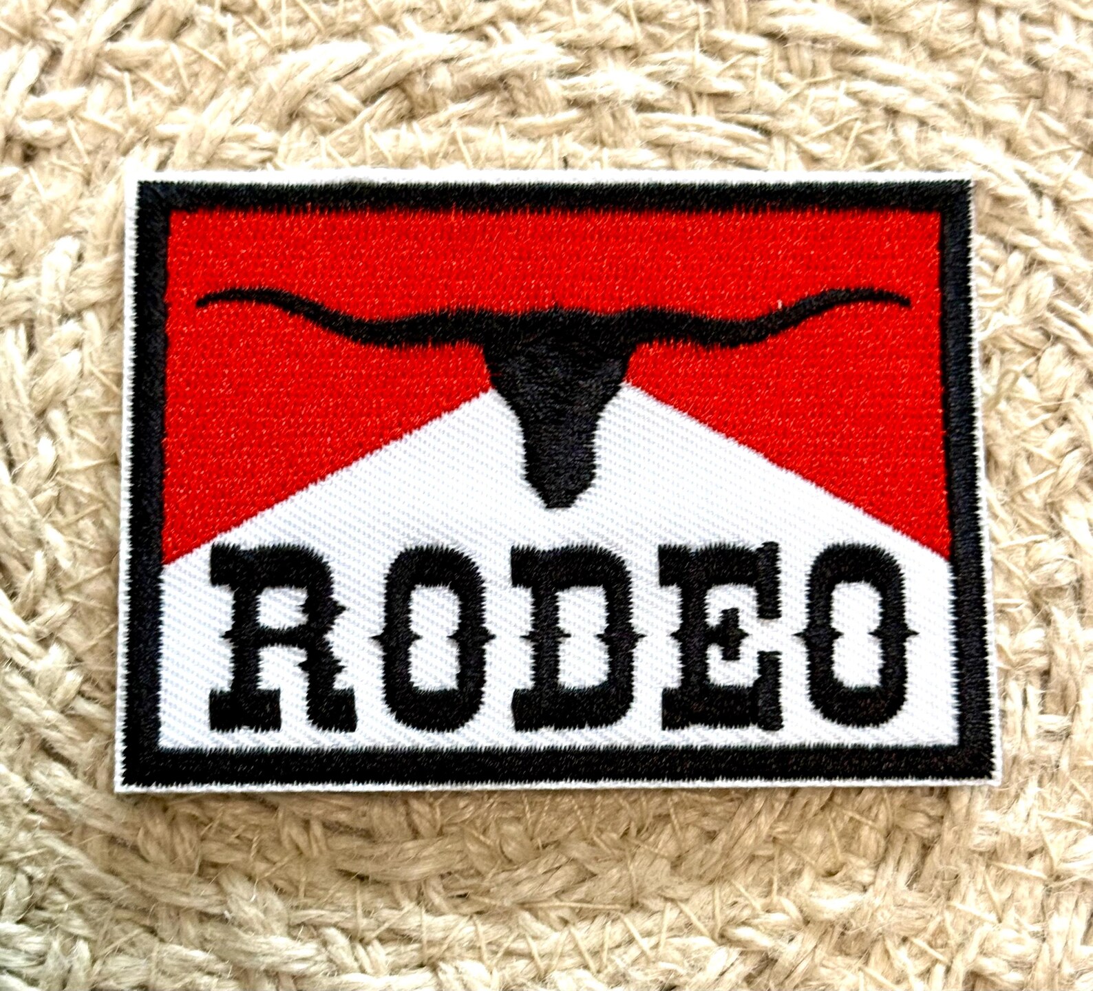 Western Trucker Hat Patch, Rodeo, Cow, Embroidery Patch, Iron On, Sew ...