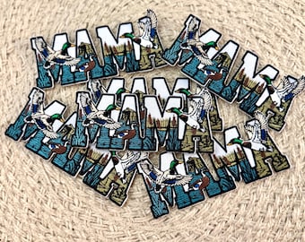 Hunting mama, mama, southern, outdoors, trucker hat patches, embroidery patch, iron on, sew on