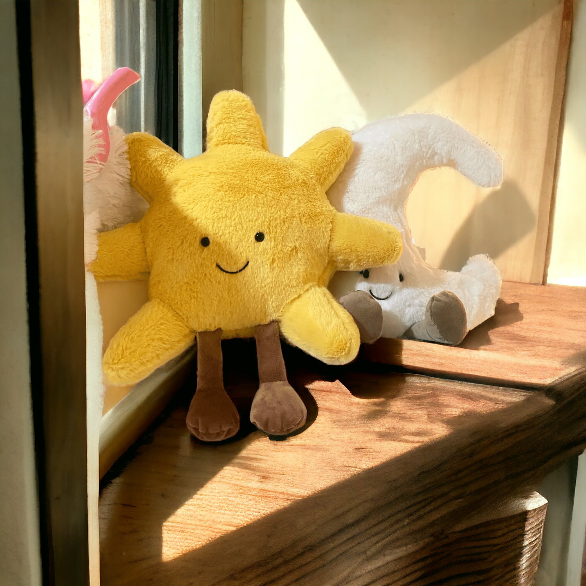 Large Moon Sun Pillow Cute Decorative Pillow Home Decor Cushion Pillow