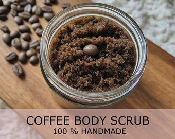 Wakeup & Glow Handcrafted 8.5oz Cafe Coffee Body Scrub for Fresh - Smooth Skin.