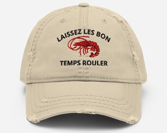 Cigar Smoking Crawfish Classic Dad Cap | Embroidered Seafood Hat