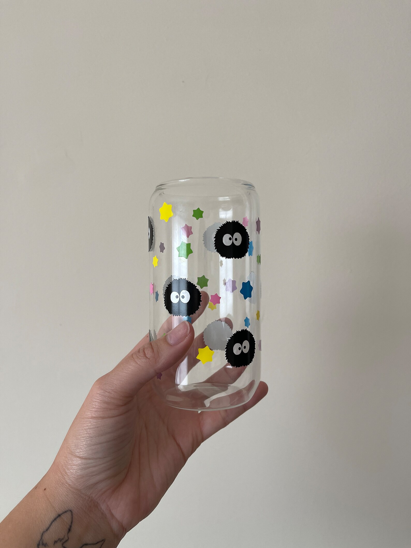 Studio Ghibli Spirited Away Susuwatari Soot Sprites Glass Cup / Anime ...