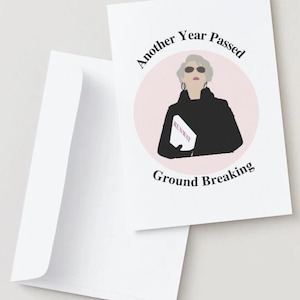 Miranda Priestly - Le diable s'habille en Prada - Carte d'anniversaire