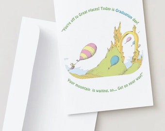 GRADUATION CARD - Dr.Seuss