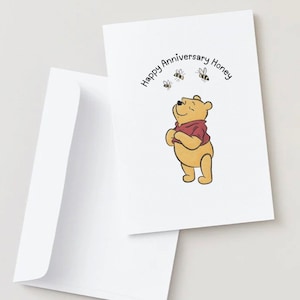 Carte d'anniversaire de Winnie l'ourson