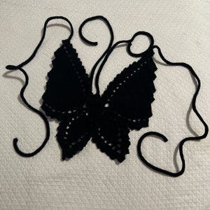 Handmade Crochet Butterfly Top