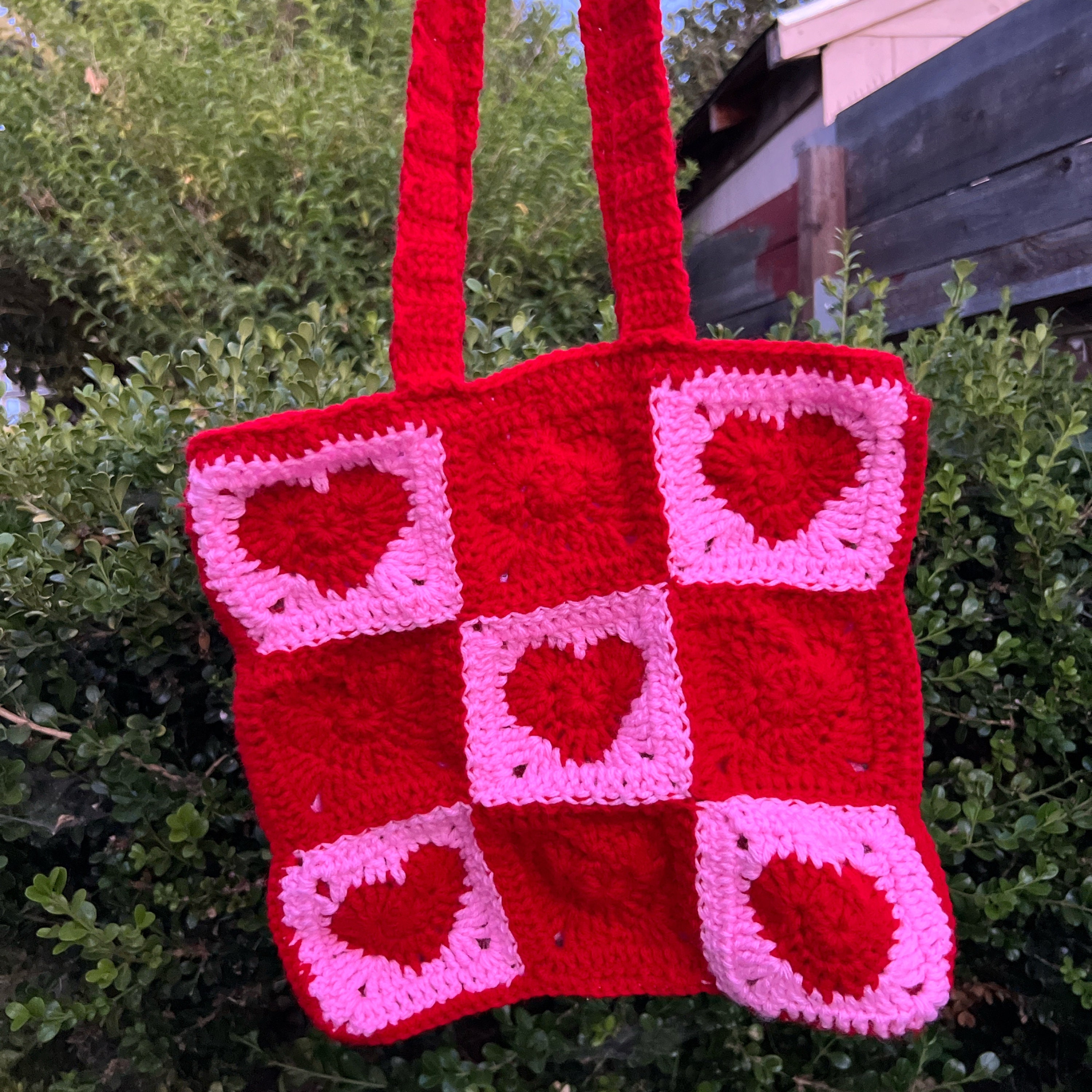 Handmade Crochet Tote Bag - Etsy