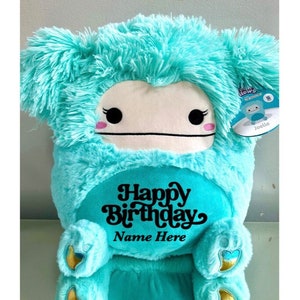 Personalized Squishmallow Joelle 12” Birthday gift, Graduation Plush, Class of 2023, personalized gift, custom plush, Christmas gift unique