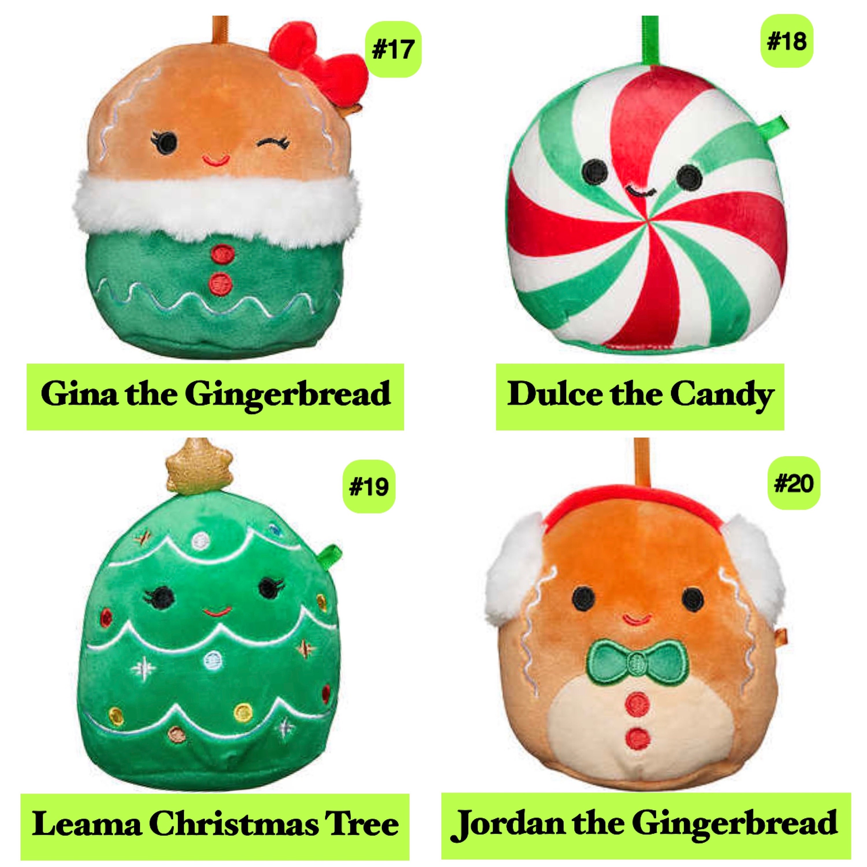 Squishmallow Christmas ornaments🐱🎄Comment LINK and I'll DM you