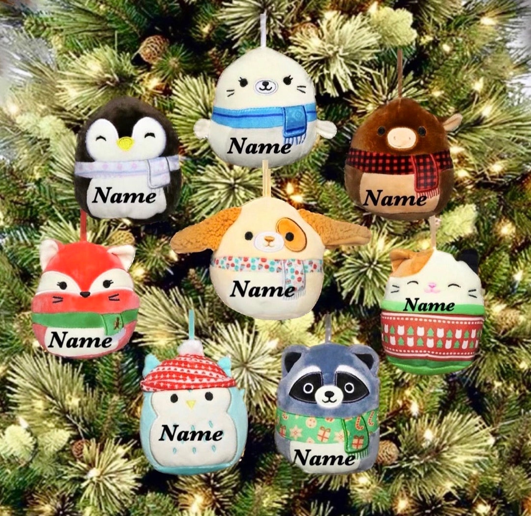 Personalized Squishmallow Ornaments 4 Christmas Tree Etsy Canada