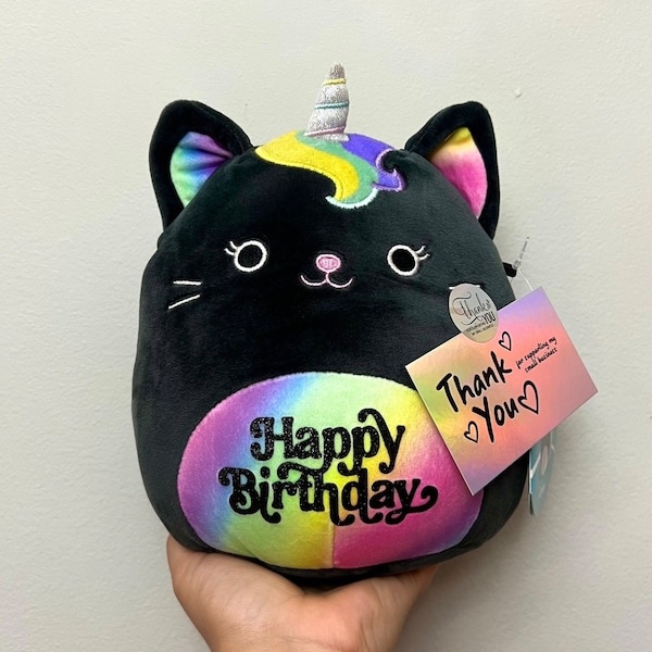 Jack the Black Cat Squishmallow Etsy