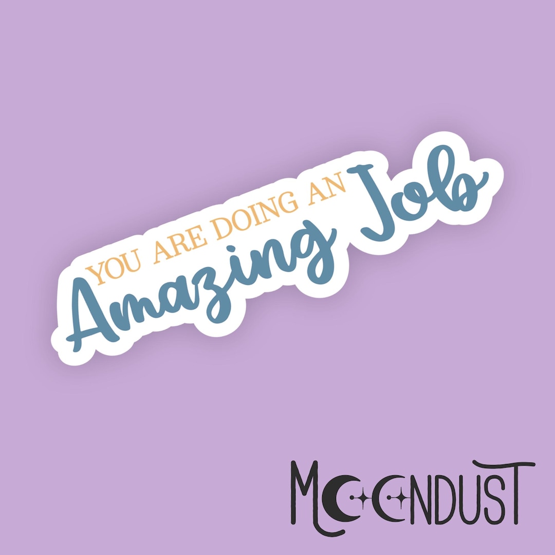 Amazing Job Maria You Are Doing an Amazing Job Sticker | Encouragement Sticker for ...