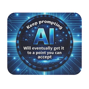 AI enthusiast gift Prompts Engineer Mousepad Tech Ai agents Humour Gift Programmer Desk