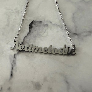 No Time To Die by Billie Eilish Necklace (Silver)