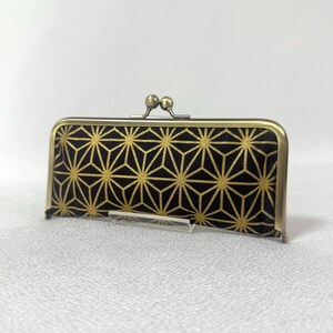 Japanese Motifs Handmade Sewing Tool Organiser, Frame Purse, Clasp, Scissors Holder, Made in Japan