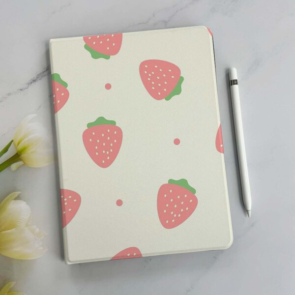 Strawberry ipad air 5th generation case, ipad mini 6 case, ipad cover,cute ipad 9 cases,ipad 3th generation case,ipad 10th generation case