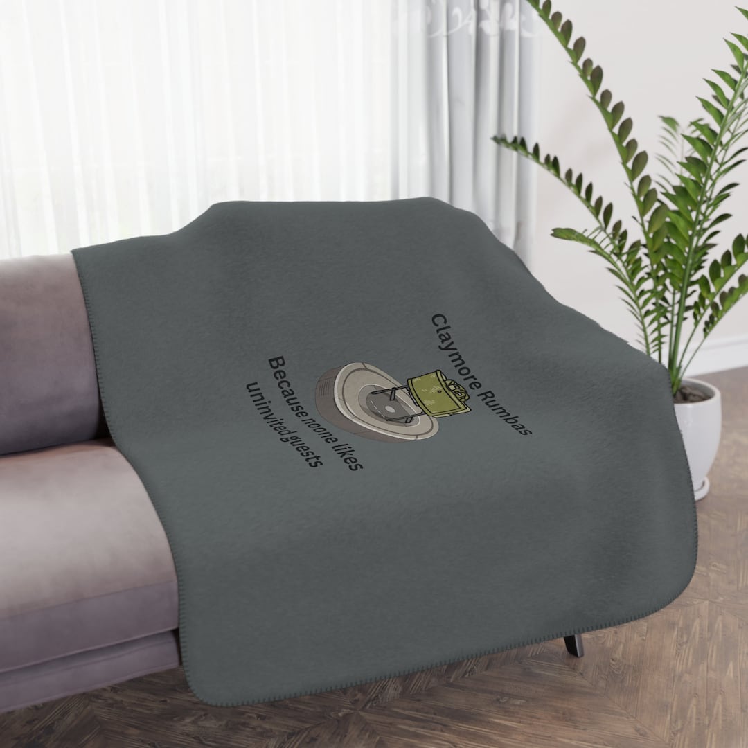 Claymore Rumba Sherpa Blanket Front Toward Enemy Military Gift Father