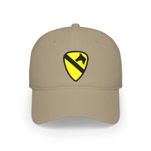 Boné da 1ª divisão de cavalaria, chapéu de veterano da primeira equipe do forte, presente militar, chapéu patriótico do dia dos pais, chapéu do exército, presente de natal