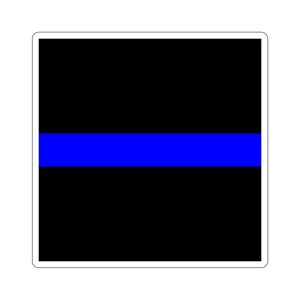 Thin Blue Line Kiss-Cut Stickers