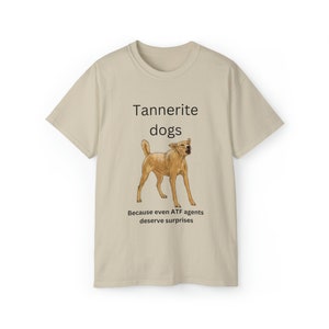 Tannerite Dogs, bo nawet agenci ATF zasługują na niespodzianki Tee Druga poprawka znosi zakaz, prezent ATF dla agenta to psi humor z kupą