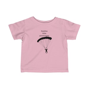 Daddies little Paratrooper Infant Fine Jersey Tee