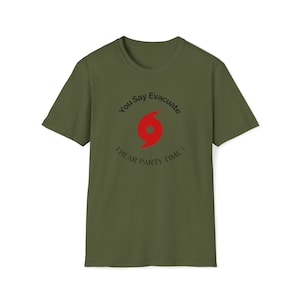 Hurricane party t-shirt extreme weather gulf coast meteorologist hurricane logo the weather channel beach funny humor season I survived