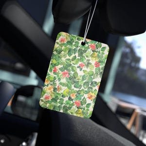 Floral Car Air Freshener - Refreshing Scent, Home Decoration, Gift for Car Lovers, Floral Decor, Spring Vibes