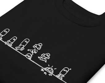 Embroidered Crew - Kickflip Ghost (SLAM)