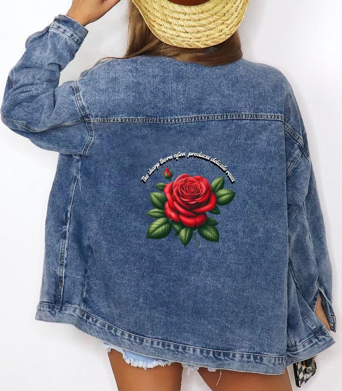 Rose Jean Jacket