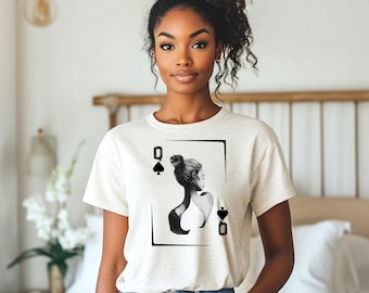 Queen of Spades T-shirt: Black History Month Graphic Tee