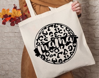 Regalo para el día de la madre, regalo para el día de la madre, bolsa de lona, bolsa de mano para mamá, bolsa de lona grande para mamá, bolsa de mano para mamá, regalo para mamá, bolsa de guepardo para mamá