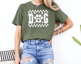 Dog Lover St Patricks Day T-Shirt: Shamrock Paw Print, Irish Pet Owner