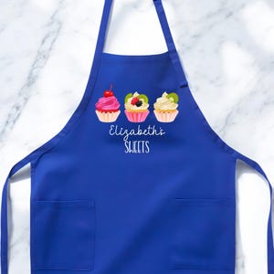Personalized Chef Apron: Cotton-Poly Blend, Adjustable