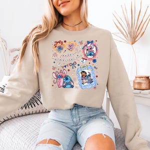 Lilo and Stitch 4th of July Shirt: Patriotic USA Graphic Tee image 4