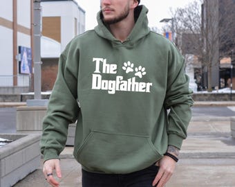 The Dogfather Sweatshirt: Dog Dad Gift