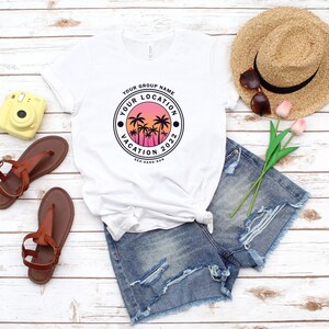 Custom Family Vacation Shirts: Personalized Matching Beach Trip Tees