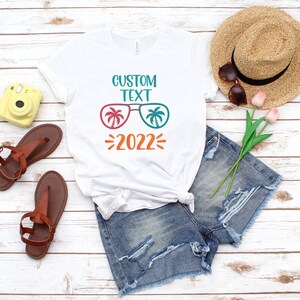 Custom Family Vacation Shirts: Personalized Matching Beach Trip Tees