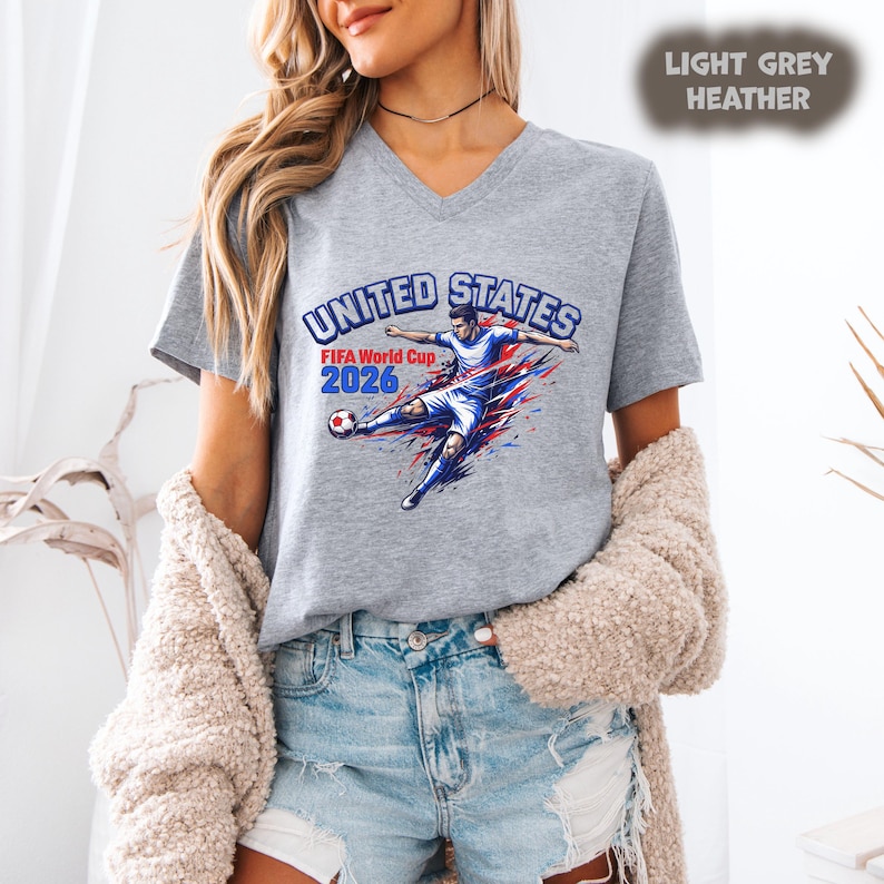 United States Soccer Tshirt 2026: USA Soccer Short Sleeve Shirt, USMNT Soccer Fan Tee image 6