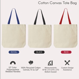 cotton canvas tote bag