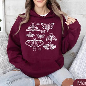 Camiseta vintage con mariposas y polillas, camiseta Comfort Colors® de estética Cottagecore, camiseta Cottagecore, camiseta estética, camiseta Cottagecore