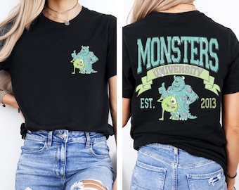 Monsters University T-Shirt: Sulley & Mike Double-Sided Graphic Tee
