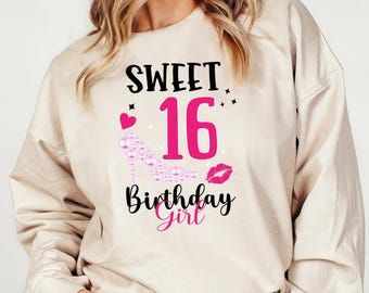 Sudadera de 16 años: Atuendo de fiesta para adolescentes con tacones brillantes