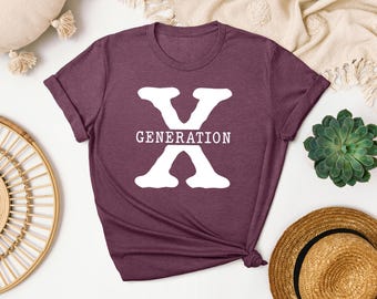 Gen X T-Shirt: Retro 90s Nostalgia Graphic Tee