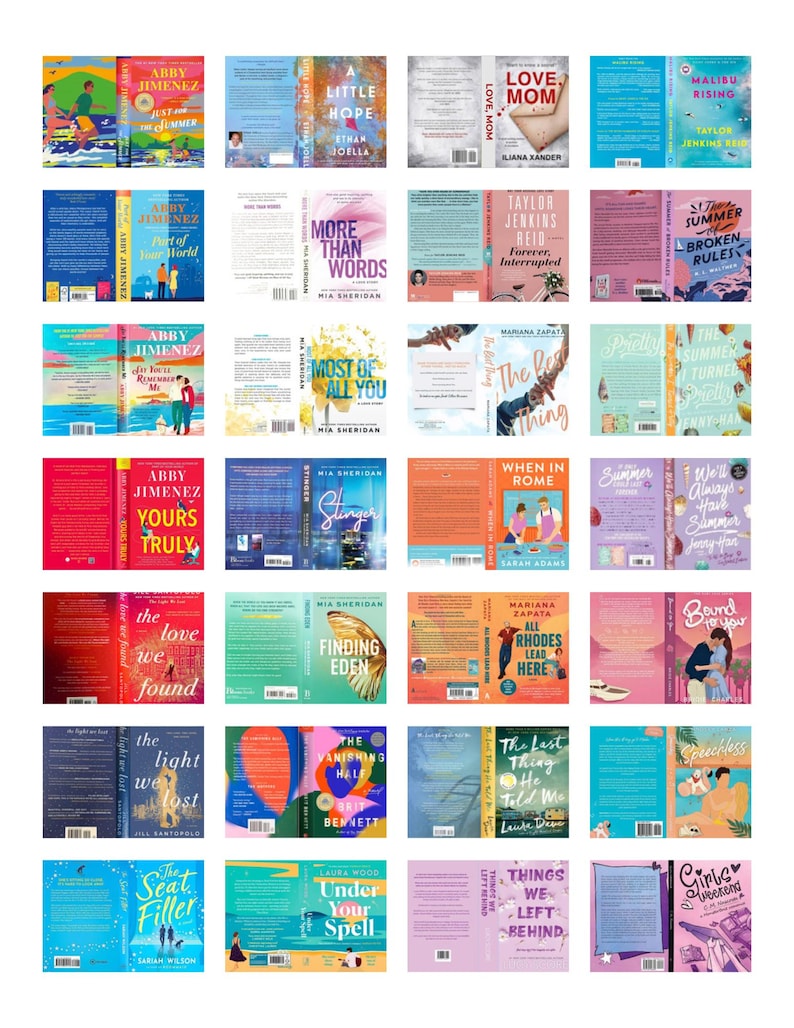 Ensemble essentiel de mini-couvertures de livres | Plus de 800 couvertures imprimables (téléchargement numérique) image 15