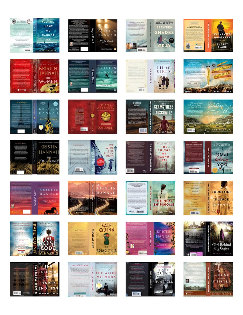 Contemporary & Historical Romance Mini Book Covers | Printable Bundle (Digital Download) image 7