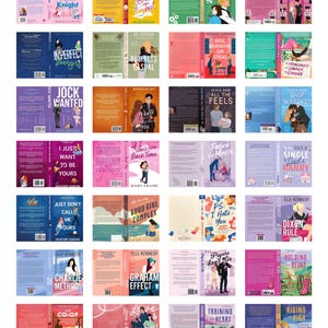 Contemporary & Historical Romance Mini Book Covers | Printable Bundle (Digital Download) image 6