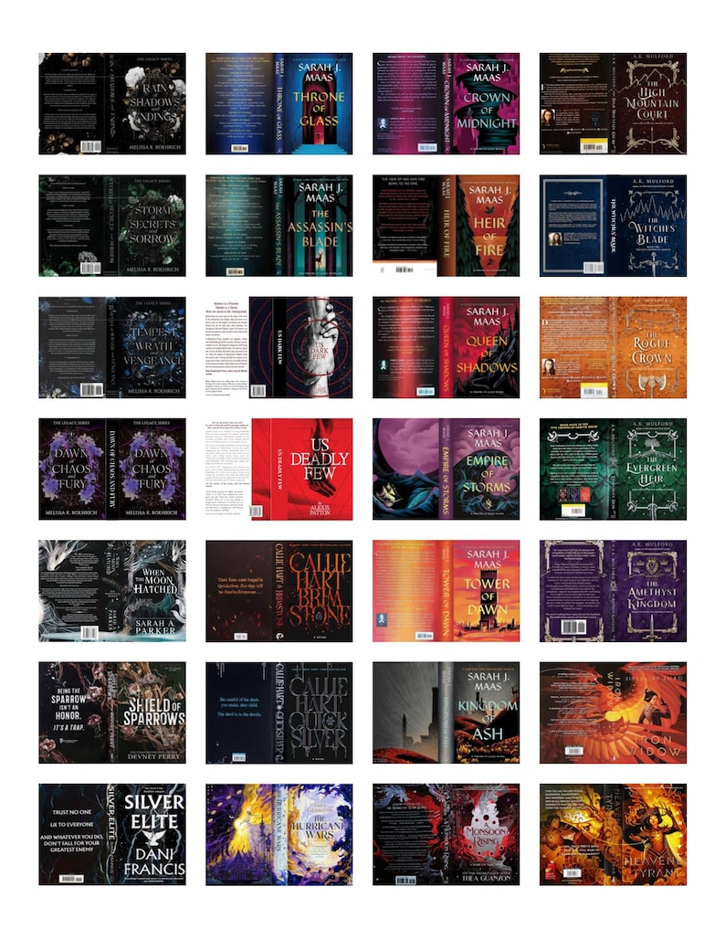 Ensemble essentiel de mini-couvertures de livres | Plus de 800 couvertures imprimables (téléchargement numérique) image 4