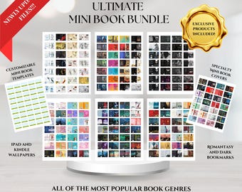 2027 Ultimate Mini Book Cover Bundle | 2400+ Printable Covers (Digital Download)