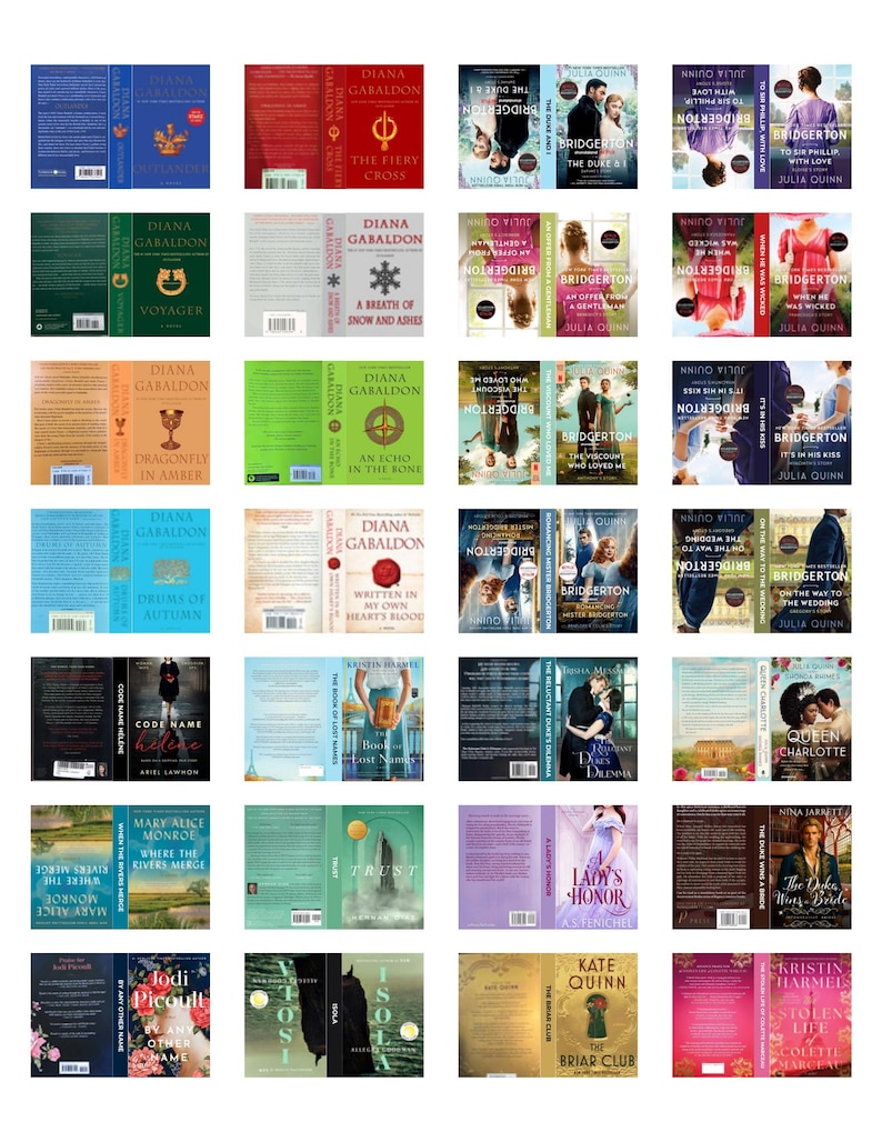 Ensemble essentiel de mini-couvertures de livres | Plus de 800 couvertures imprimables (téléchargement numérique) image 17