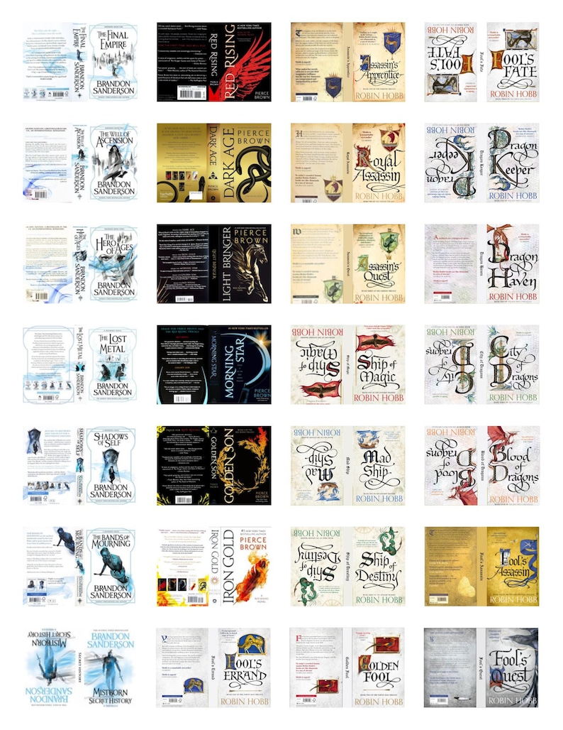 Ensemble essentiel de mini-couvertures de livres | Plus de 800 couvertures imprimables (téléchargement numérique) image 10